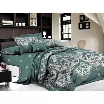 Постельное бельё евро, размер 220x240 см, 200x220 см, 70x70 см - 2 шт