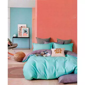 Постельное бельё евро, размер 220x240 см, 200x220 см, 70x70 см - 2 шт