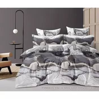 Постельное бельё евро, размер 220x240 см, 200x220 см, 70x70 см - 2 шт