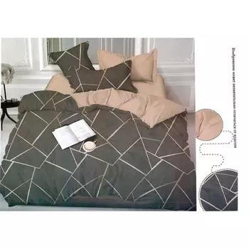 Постельное бельё евро, размер 220x240 см, 200x220 см, 70x70 см - 2 шт