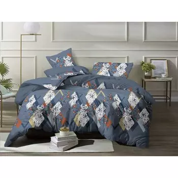 Постельное бельё евро, размер 220x240 см, 200x220 см, 70x70 см - 2 шт