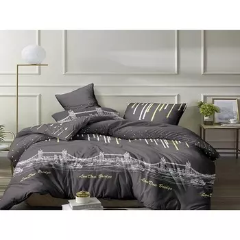 Постельное бельё евро, размер 220x240 см, 200x220 см, 70x70 см - 2 шт