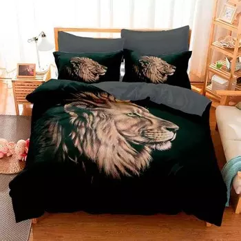 Постельное бельё евро, размер 220x240 см, 200x220 см, 50x70 см - 2 шт FS0021