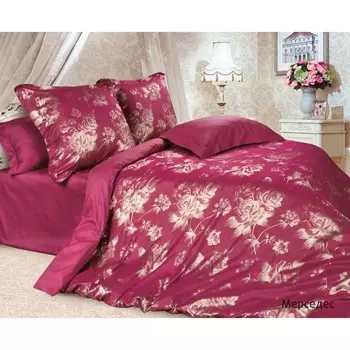 Постельное бельё евро, размер 220x240 см, 200x220 см, 50x70 см - 2 шт, 70x70 см - 2 шт