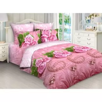 Постельное бельё евро, размер 220x240 см, 200x220 см, 70x70 см - 2 шт