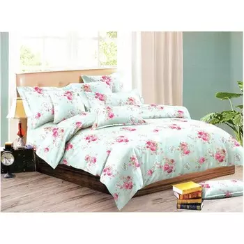 Постельное бельё евро, размер 220x240 см, 200x220 см , 70x70 см - 2 шт