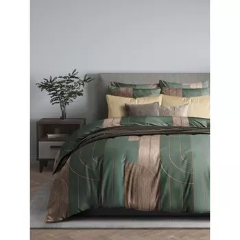 Постельное бельё евро, размер 240x220 см, 215x220 см, 50х70 см - 2 шт