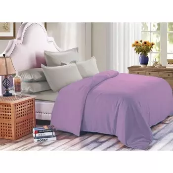 Постельное бельё евро с простынёй на резинке, размер 180x200x20 см, 200x210 см, 70x70 см - 2 шт