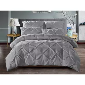 Постельное бельё евро с простынёй на резинке Casa Mare, размер 180x200x25 см, 200x220 см, 50x70 см - 2 шт, 70x70 см - 2 шт