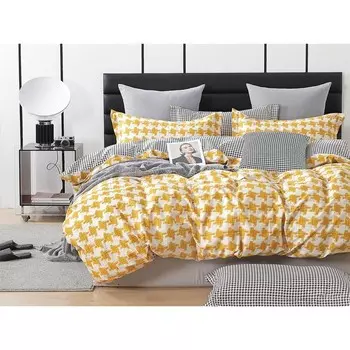 Постельное бельё евро Satin de Luxe, размер 230x250 см, 200x220 см, 50x70 см - 2 шт, 70x70 см - 2 шт