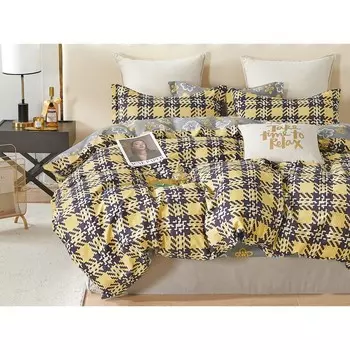 Постельное бельё евро Satin de Luxe, размер 230x250 см, 200x220 см, 50x70 см - 2 шт, 70x70 см - 2 шт