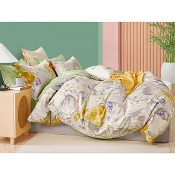 Постельное бельё евро Satin de Luxe, размер 230x250 см, 200x220 см, 50x70 см - 2 шт, 70x70 см - 2 шт