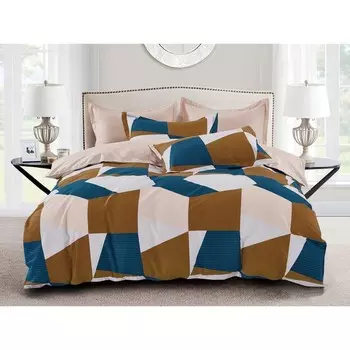 Постельное бельё евро Satin de Luxe, размер 220х240 см, 200х220 см, 50х70 см - 2 шт, 70х70 см - 2 шт