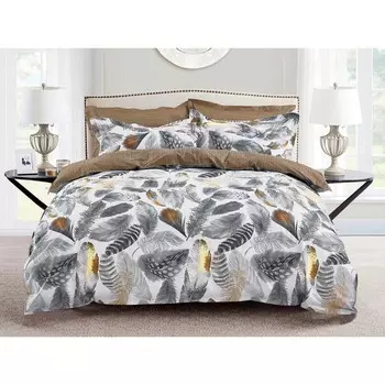 Постельное бельё евро Satin de Luxe, размер 220х240 см, 200х220 см, 50х70 см - 2 шт, 70х70 см - 2 шт