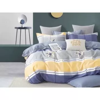 Постельное бельё евро Satin de Luxe, размер 230х250 см, 200х220 см, 50х70 см - 2 шт, 70х70 см - 2 шт