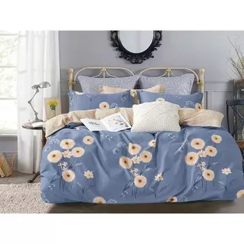 Постельное бельё евро Satin de Luxe, размер 230х250 см, 200х220 см, 50х70 см - 2 шт, 70х70 см - 2 шт