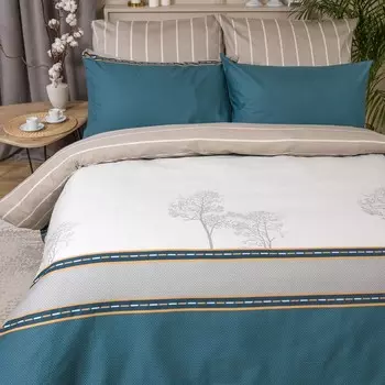 Постельное бельё евро Serene, размер 235х260 см, 200х215 см, 50х70 см - 2 шт, 70х70 - 2 шт