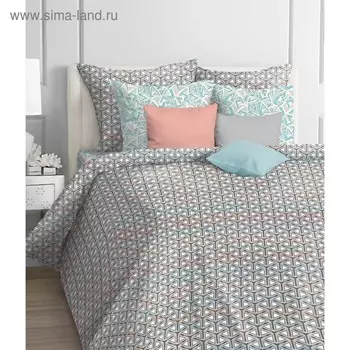 Постельное бельё евро Tint, размер 215x240 см, 200x220 см, 70x70 см - 2 шт