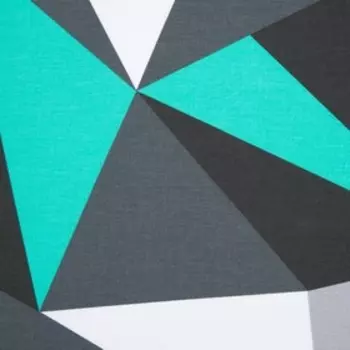 Постельное бельё евро Традиция Мозаика бирюза 205х217, 217х240, 70х70 2шт, поплин 118г/м 100% хлопок