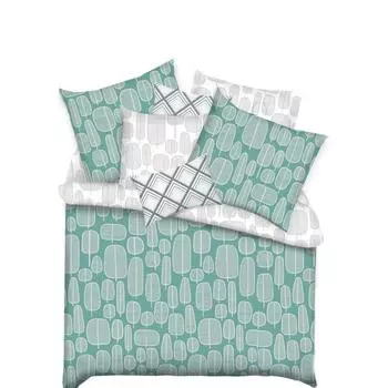 Постельное бельё евро Valla, размер 200x215 см, 200x220 см, 70x70 см - 2 шт