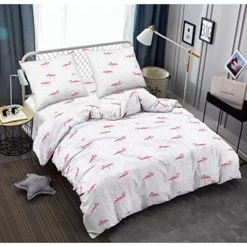 Постельное бельё Flamingo W 2 сп, размер 180x210 см, 175x215 см, 70x70 см - 2 шт