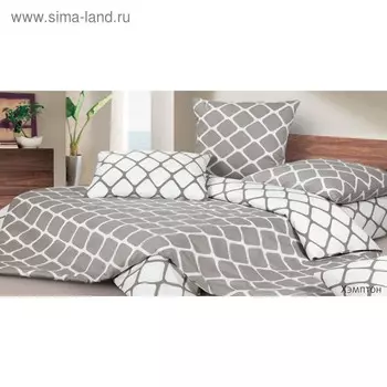 Постельное бельё «Хэмптон» 2 сп, 220х240 см, 175х215 см, 50х70 см - 2 шт, 70х70 см - 2 шт