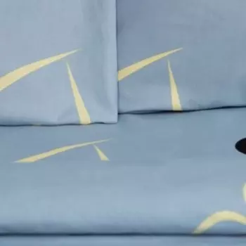 Постельное бельё Экономь и Я 1,5 сп "Сердечки" 147х215 см,150х215 см,70х70 см-2 шт, полисатин, 80 г/м²