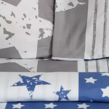 Постельное бельё Экономь и Я евро "Триумф" 200х215см,200х215см,70х70см-2 шт, полисатин, 80 г/м