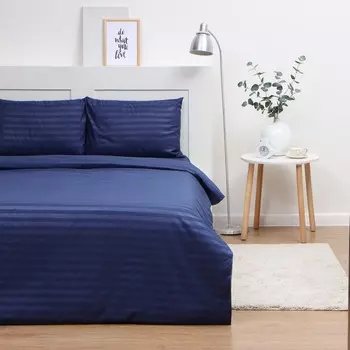 Постельное бельё Экономь и Я дуэт Blue line, 143х215см-2шт, 215х220см, 50х70см-2шт, 85 г/м