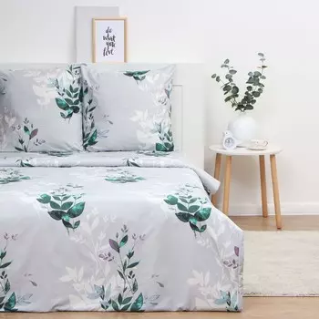 Постельное бельё Экономь и Я 2 сп Spring 175х215см, 180х215см, 70х70см-2 шт, полисатин, 80 г/м