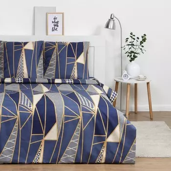 Постельное бельё Экономь и Я евро "Талисман" 200х215см,200х215см,70х70см-2 шт, полисатин, 80 г/м