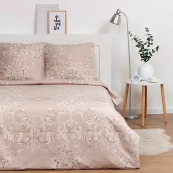 Постельное бельё Экономь и Я 2 сп «Нежное утро» 175х215 см, 200х215 см, 70х70 см-2 шт, полисатин, 80 г/м