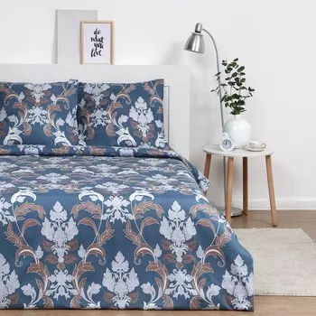 Постельное бельё Экономь и Я дуэт "Дамаск" 143х215 см-2шт, 215х220 см, 70х70 см-2шт, полисатин, 80г/м