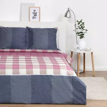 Постельное бельё Экономь и Я дуэт "Классика" 143х215 см-2шт, 215х220 см, 70х70 см-2шт, полисатин, 80г/м