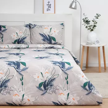 Постельное бельё 2-спальное «Экономь и Я» Ice petal, полисатин