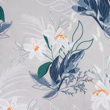 Постельное бельё 1.5-спальное «Экономь и Я» Ice petal, полисатин