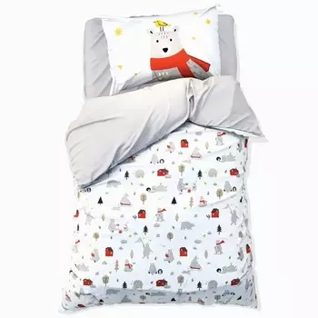 Постельное бельё 1.5-спальное «Этель. Лесные заботы», бязь