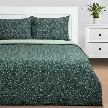 Постельное бельё 1.5-спальное «Этель» Small leaves, поплин