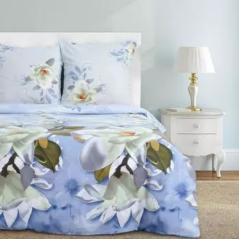 Постельное бельё 1.5-спальное «Этель. Кувшинки», бязь