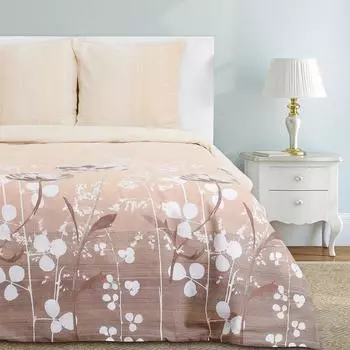 Постельное бельё 1.5-спальное «Этель. Кремовое утро», бязь