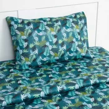 Постельное бельё 1.5-спальное «Этель. Листья», сатин