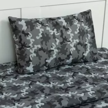 Постельное бельё 1.5-спальное «Этель» Military gray, бязь