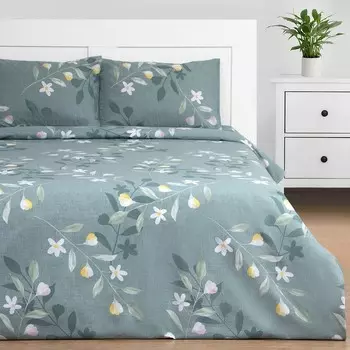 Постельное бельё 1.5-спальное «Этель» Green Day, поплин