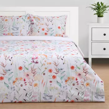 Постельное бельё 1.5-спальное «Этель» Wildflowers, поплин