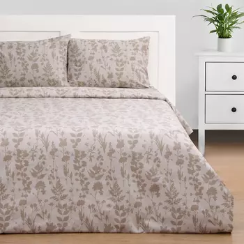 Постельное бельё 1.5-спальное «Этель» Nature's imprint, поплин