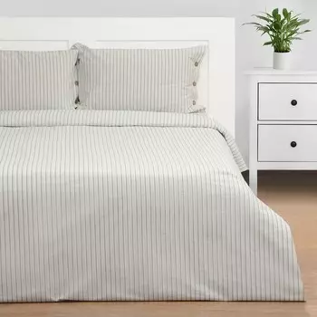 Постельное бельё 2-спальное «Этель» White stripes, жатый хлопок
