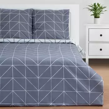 Постельное бельё Этель 2 сп "Grey haze" 175*215 см, 200*220 см, 70*70 см - 2 шт,бязь 125 г/м2