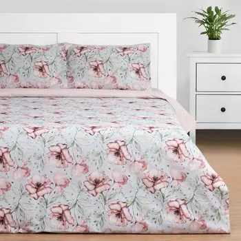 Постельное бельё 2-спальное «Этель» Flowers, поплин