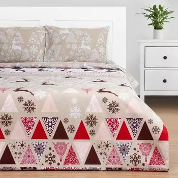 Постельное бельё 2-спальное «Этель. Новогодний пэчворк», бязь