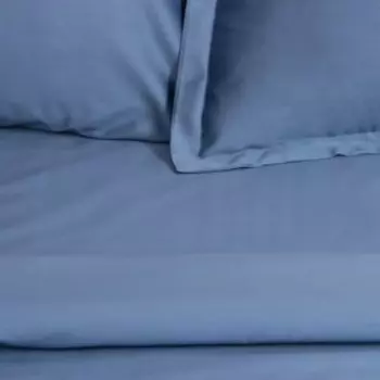 Постельное бельё 2-спальное «Этель» Blue lake, мако-сатин